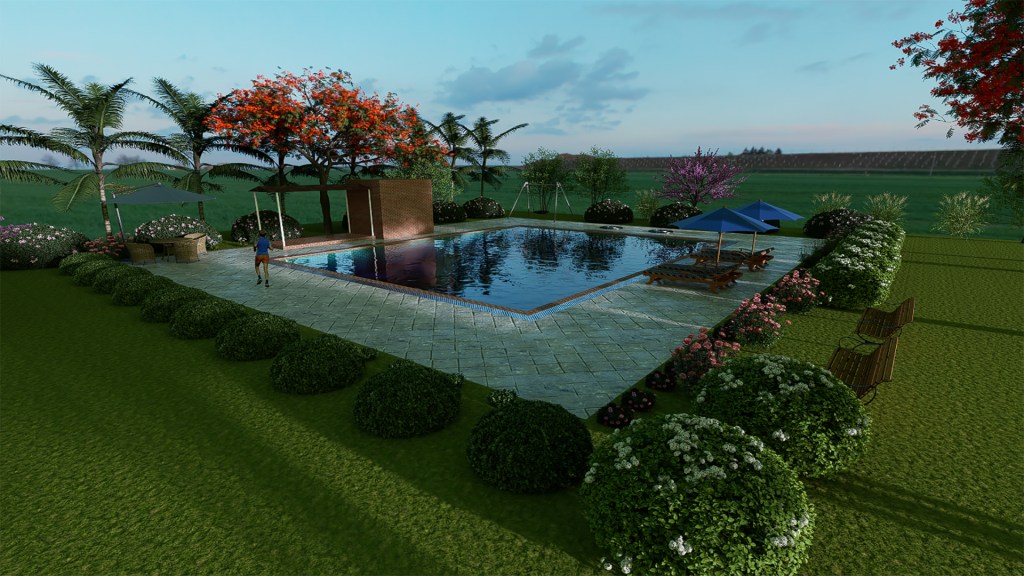 Full Design of a Swimming Pool full description